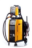 Синергитический инверторный сварочный полуавтомат SMP MIG 500 Pulse с кабелем и шлангом 5 метров, с жидкостным охлаждением горелки